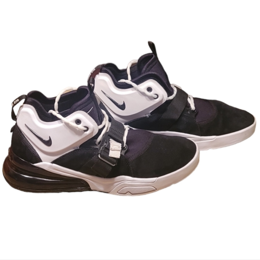Nike Air Force 270 Black White  Mens Shoes Size 9.5